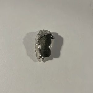 Crystal pendant, moldavite pendant
